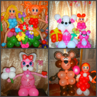 Подарки для девочки, феечки, мишки, киски.