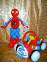 Человек паук 750 р, машинка 1тыс.